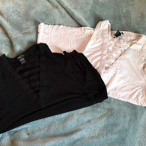 Bundle 1 white 1 black tank top